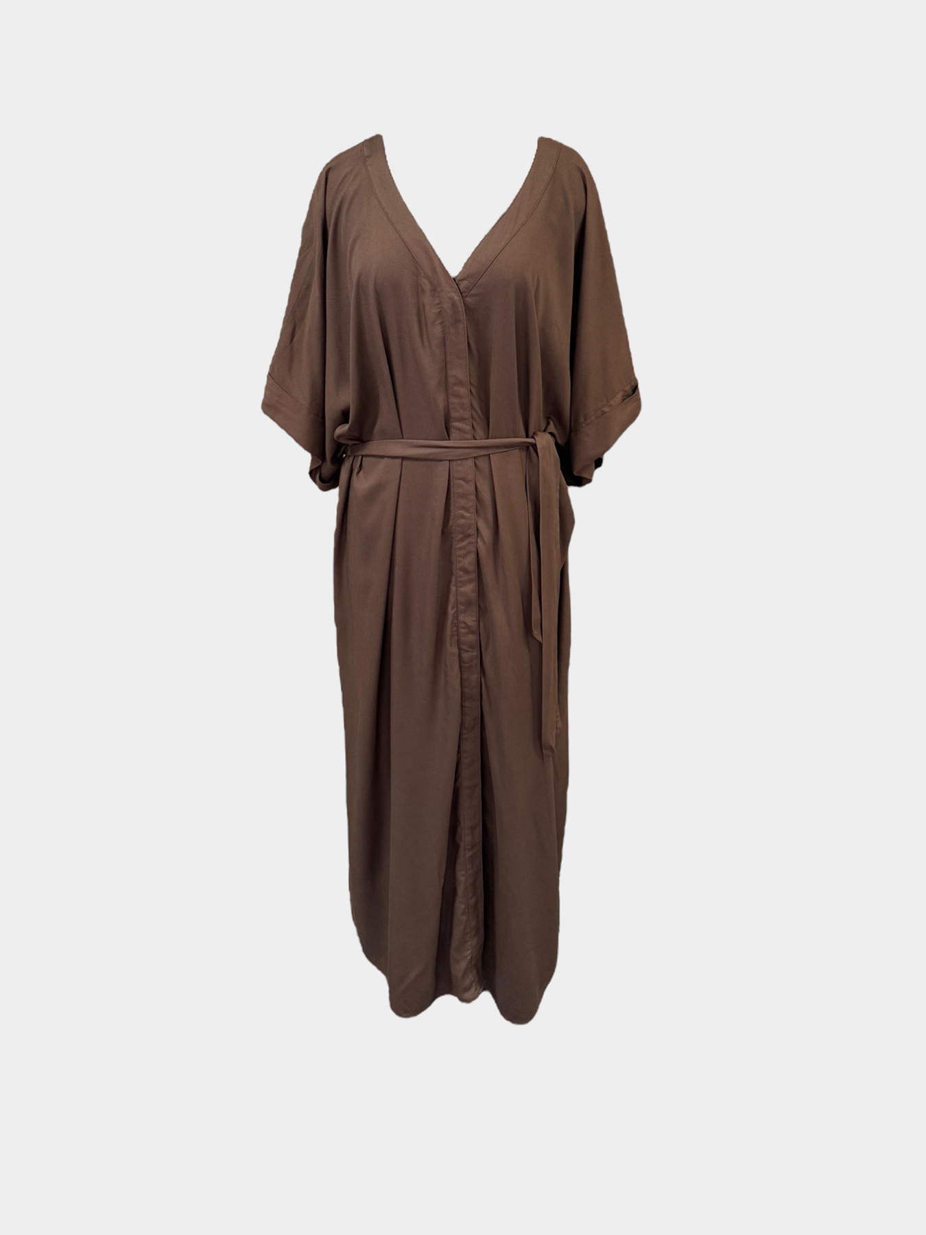 Платье миди Monki модель 10985755wer_Коричневый Платье миди Monki модель 10985755wer_Коричневый Фото