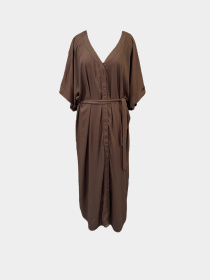 Платье миди Monki модель 10985755wer_Коричневый Платье миди Monki модель 10985755wer_Коричневый Фото