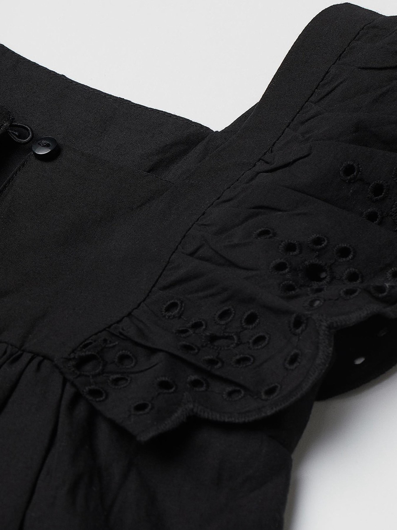 Платье миди H&M модель 8911741kwer_Черный Фото