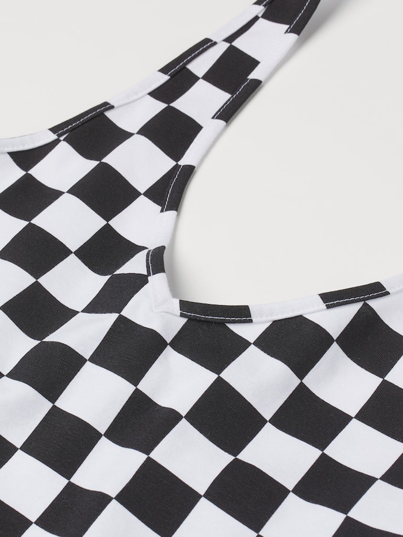 Сукня міні H&M модель 9665574wer_Черно-белый Сукня міні H&M модель 9665574wer_Черно-белый Фото