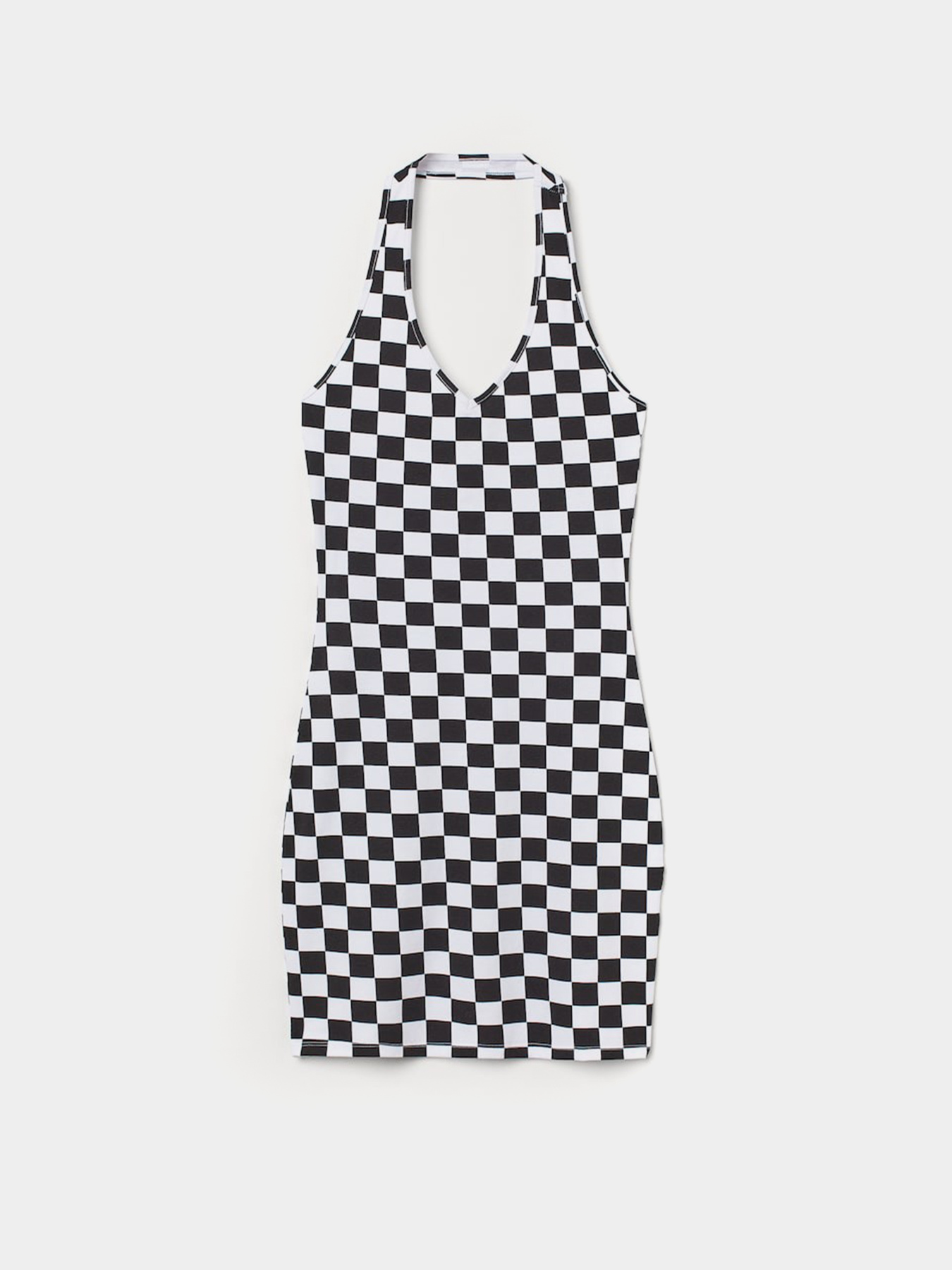 Сукня міні H&M модель 9665574wer_Черно-белый Сукня міні H&M модель 9665574wer_Черно-белый Фото