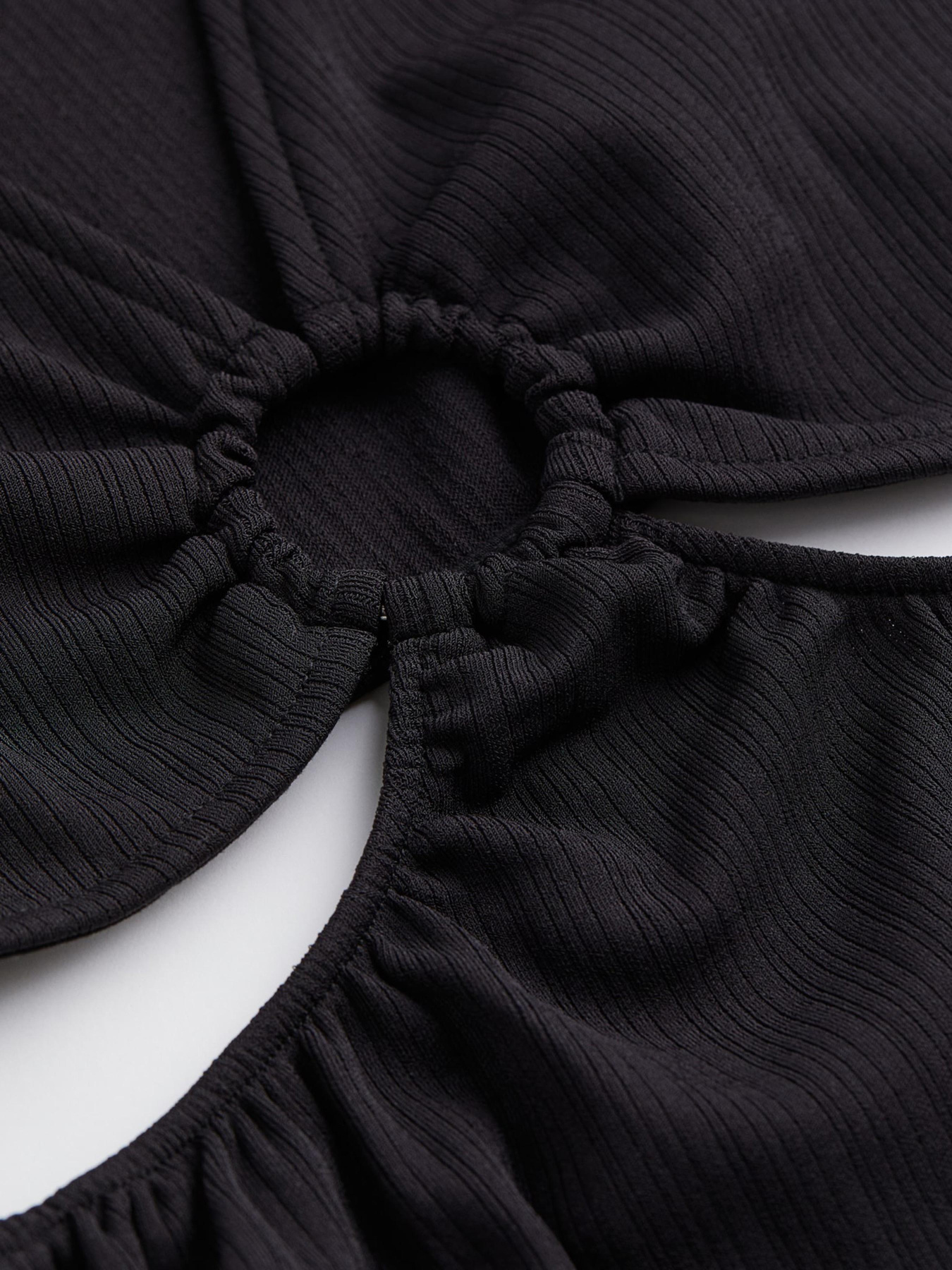 Платье мини H&M модель 10652025wer_Черный Фото