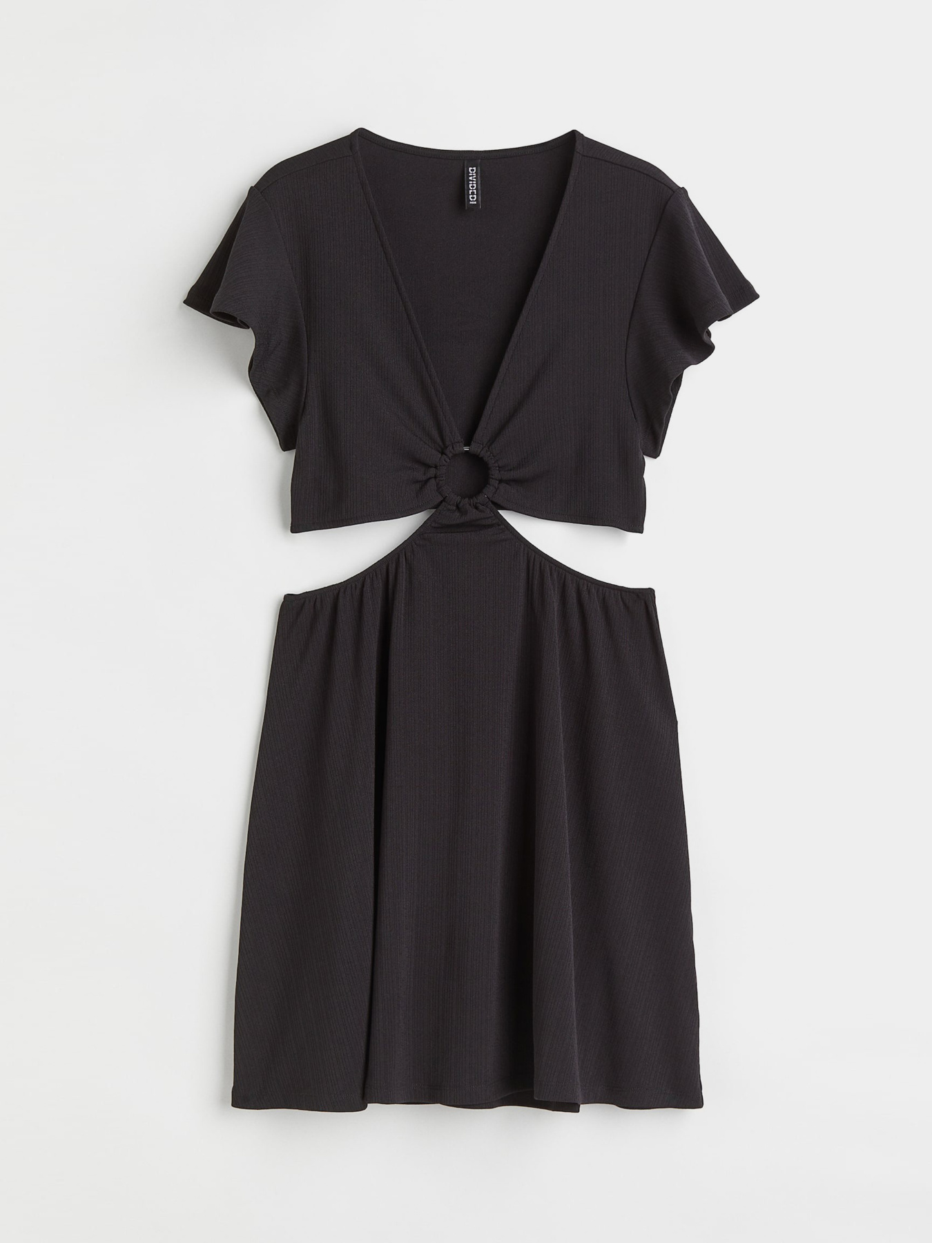 Платье мини H&M модель 10652025wer_Черный Платье мини H&M модель 10652025wer_Черный Фото