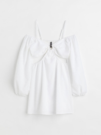 Сукня міні H&M модель 10362085wer_Белый Фото