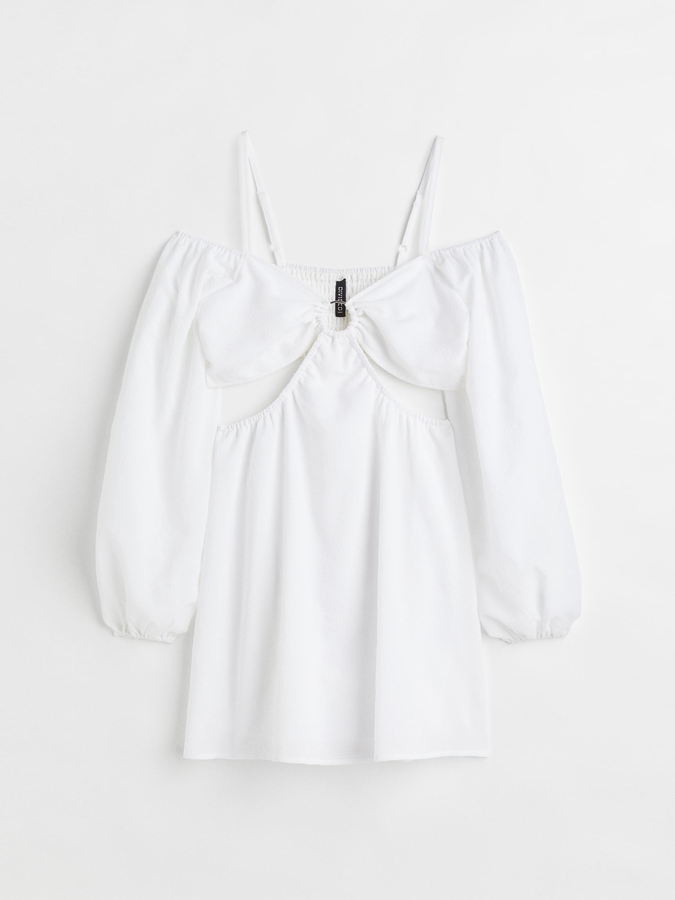 Платье мини H&M модель 10362085wer_Белый Фото