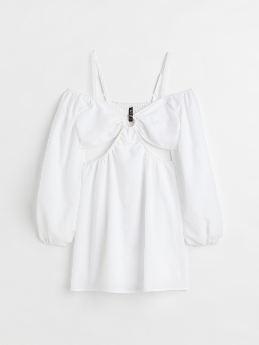 Сукня міні H&M модель 10362085wer_Белый Фото