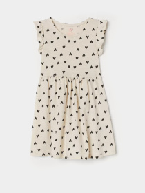 Платье миди H&M модель 6201974kwer_Бежевый Фото