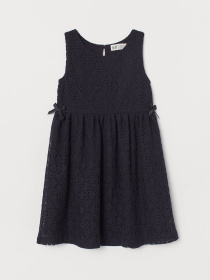 Сукня міді H&M модель 9036972kwer_Темно-синий Фото