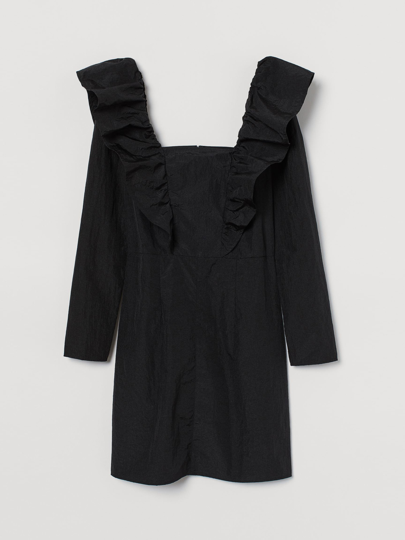 Платье мини H&M модель 9282762wer_Черный Фото