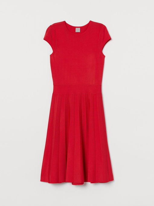 Сукня міді H&M модель 7729071wer_Алый Фото