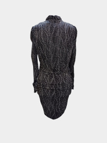 Платье миди H&M модель 2563983wer_Черно-белый Фото