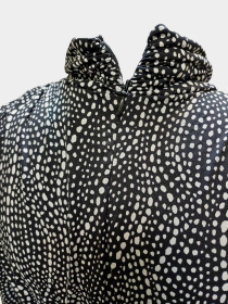 Платье миди H&M модель 2563983wer_Черно-белый Фото