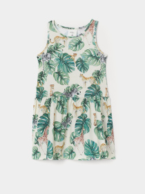 Платье миди H&M модель 8452371kwer_Зеленый Фото