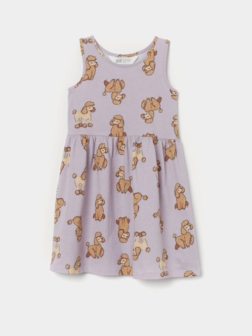 Платье миди H&M модель 8705303kwer_Сиреневый Фото