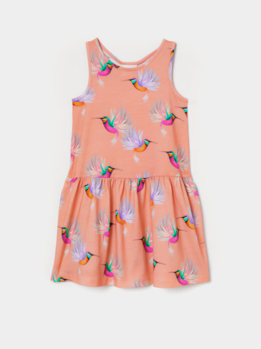 Платье миди H&M модель 9749143kwer_Абрикосовый Фото