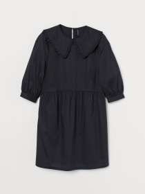 Платье мини H&M модель 9280702wer_Черный Фото