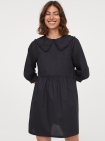 Платье мини H&M модель 9280702wer_Черный Фото