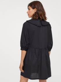 Платье мини H&M модель 9280702wer_Черный Фото