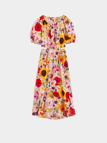 Платье миди H&M модель 1173410wer_Комбинированный Фото