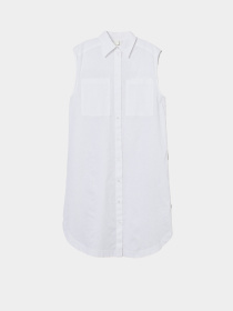 Платье миди H&M модель 9978503wer_Белый Платье миди H&M модель 9978503wer_Белый Фото