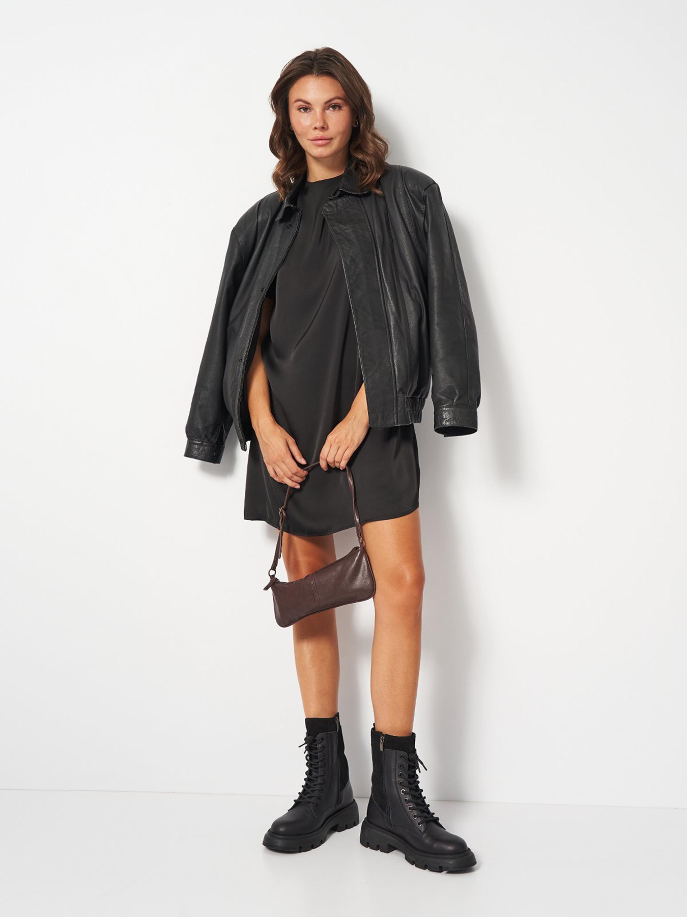 Платье мини H&M модель 5624999wer_Черный Фото