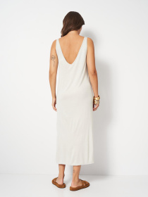 Сукня максі H&M модель 10090263wer_Светло-серый Фото