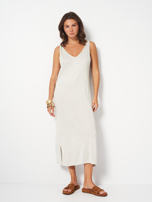 Платье б/р модель 10090263wer_Светло-серый Фото