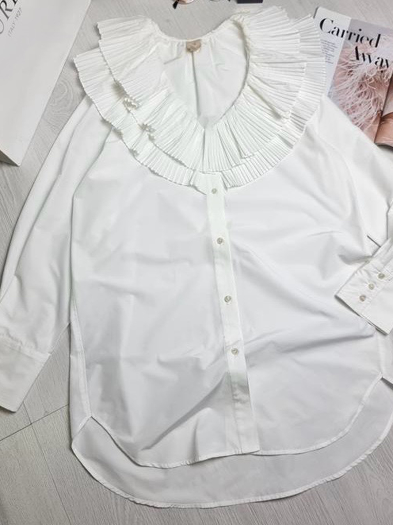 Сукня міді H&M модель 9539543wer_Белый Фото