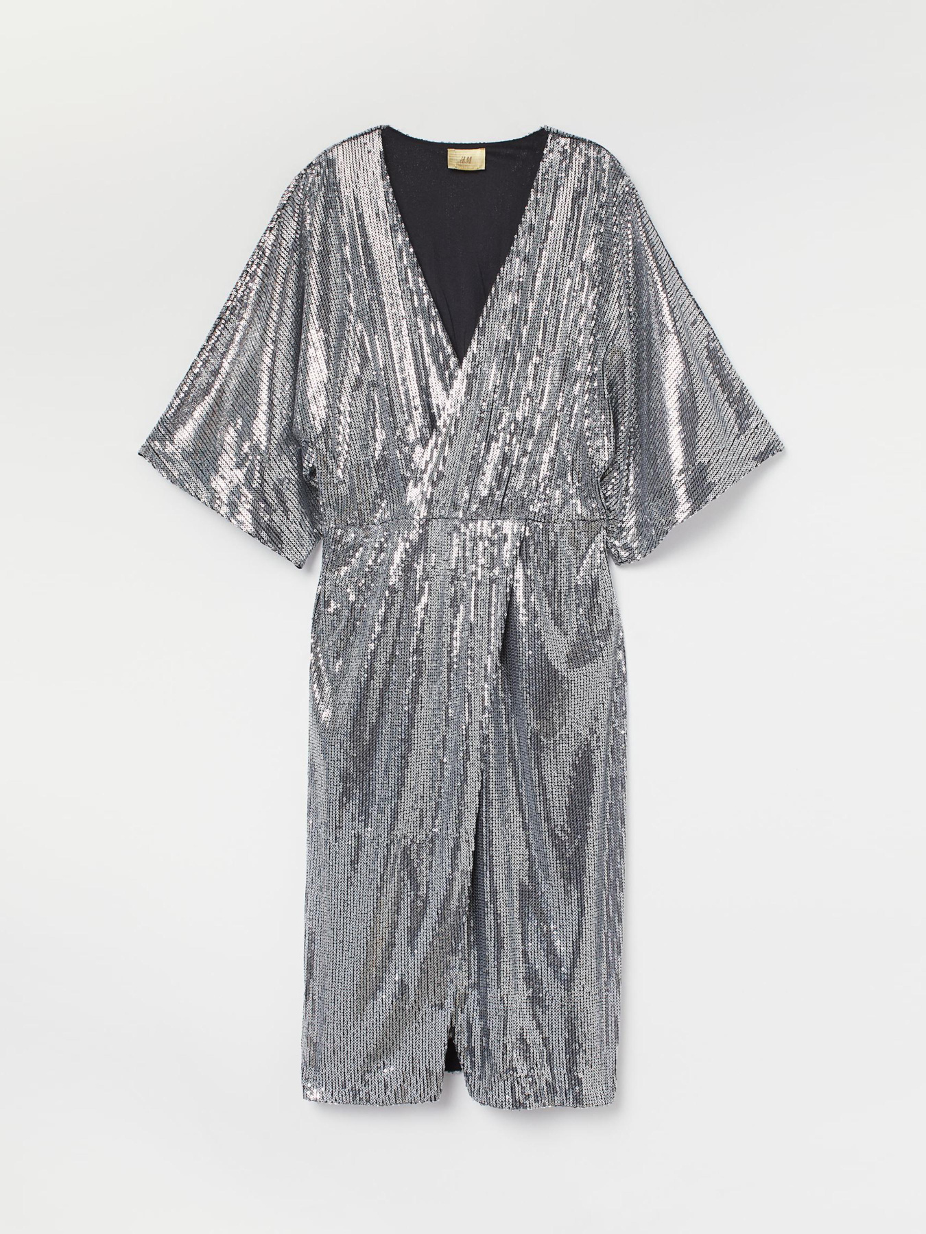 Сукня міді H&M модель 6823348wer_Серебристый Фото