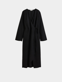 Платье миди H&M модель 1121309wer_Черный Фото