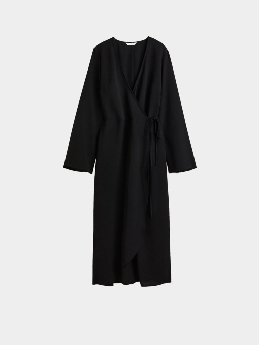 Платье миди H&M модель 1121309wer_Черный Фото