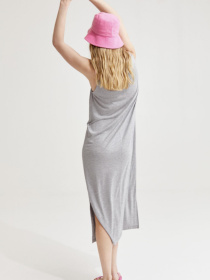 Платье миди H&M модель 9107113wer_Серый Фото