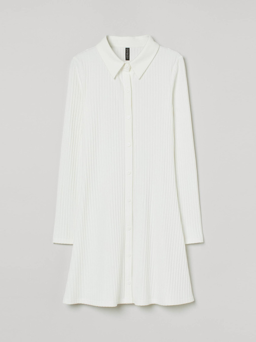 Платье мини H&M модель 9946052wer_Белый Фото