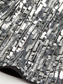 Сукня міні H&M модель 1092323wer_Серебристый Фото