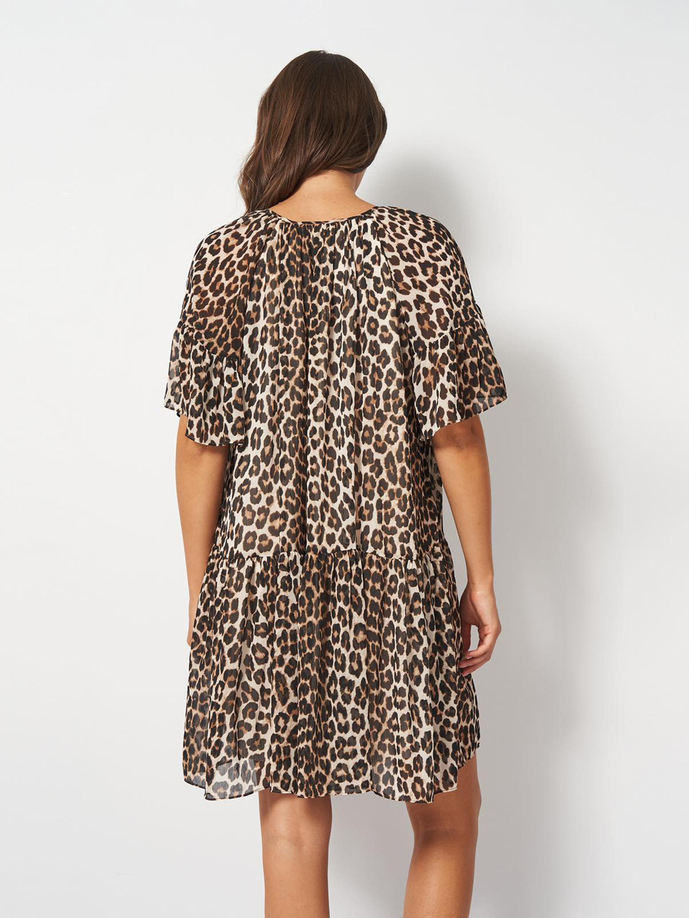 Платье мини H&M модель 9725583wer_Коричневый Платье мини H&M модель 9725583wer_Коричневый Фото