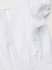 Платье миди H&M модель 8119641kwer_Белый Фото