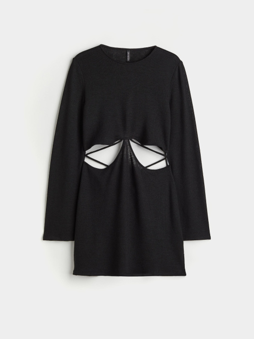 Платье мини H&M модель 1053643wer_Черный Фото