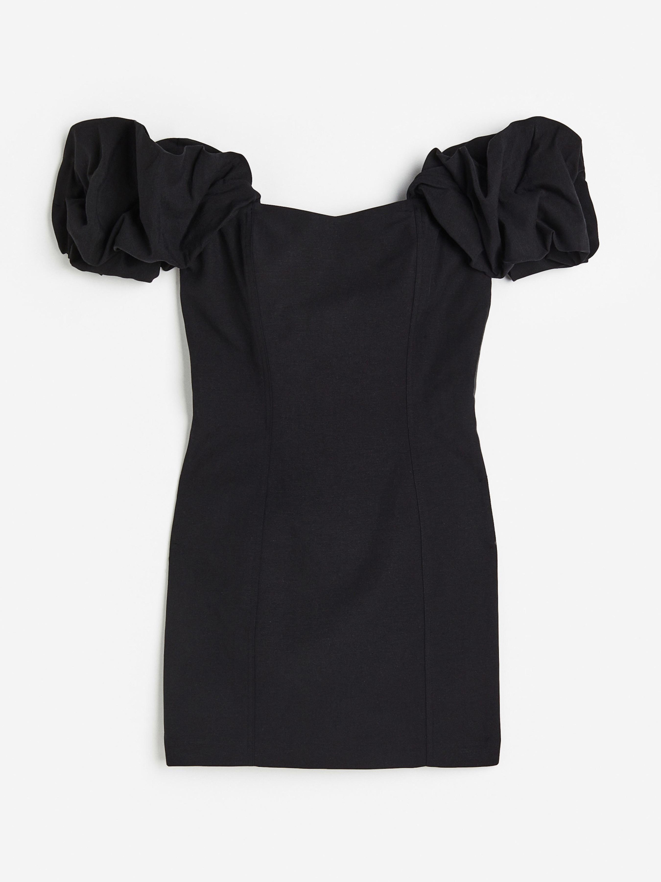 Платье мини H&M модель 1154526wer_Черный Фото