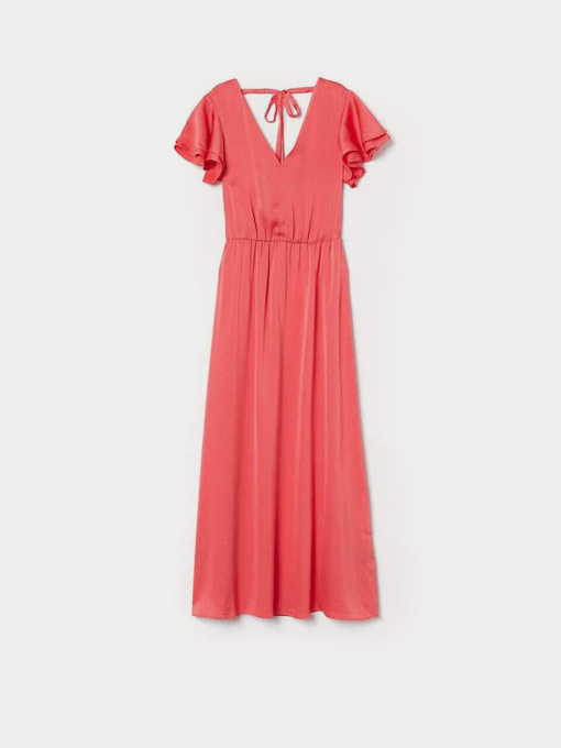 Платье макси H&M модель 8915322wer_Коралловый Фото