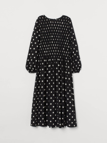 Платье миди H&M модель 864380wer_Черный Фото