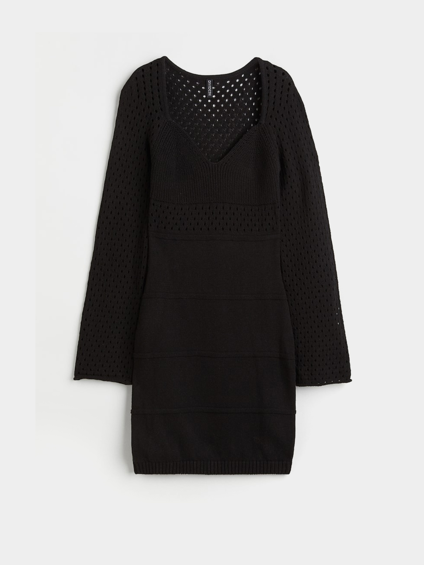 Платье мини H&M модель 10621435wer_Черный Фото