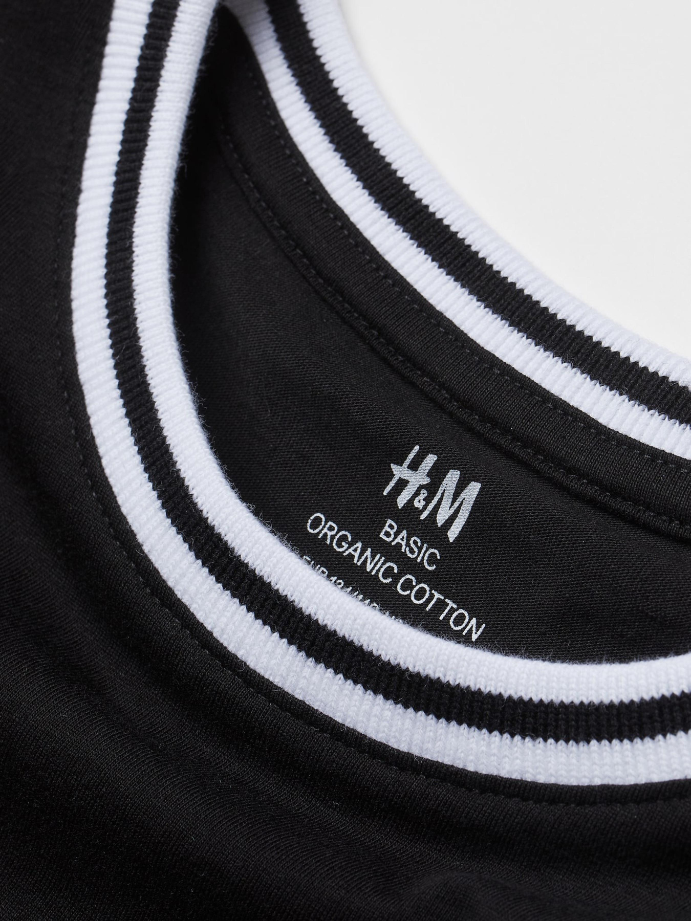 Платье-футболка H&M модель 7110481kwer_Черный Фото