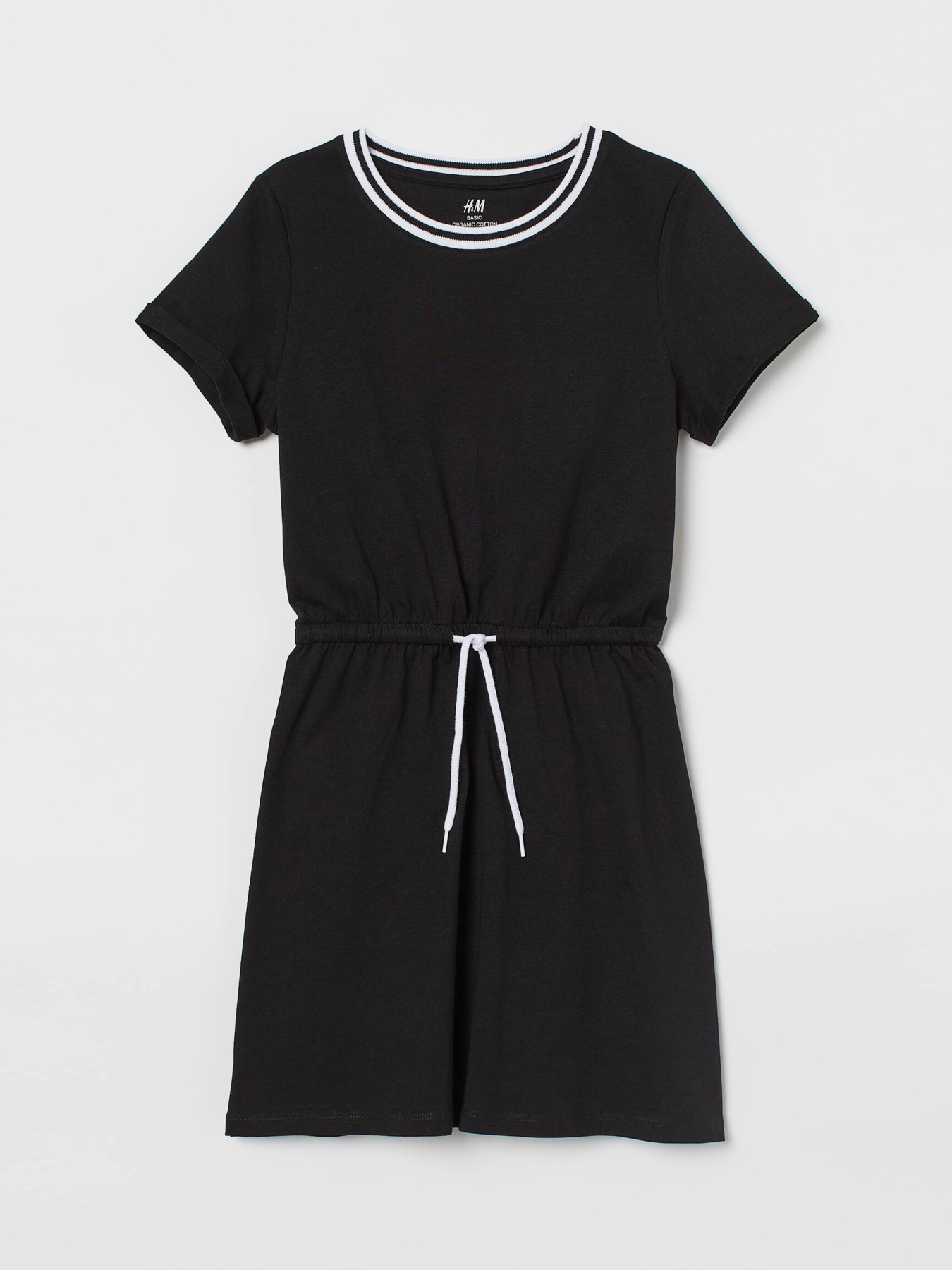 Платье-футболка H&M модель 7110481kwer_Черный Фото