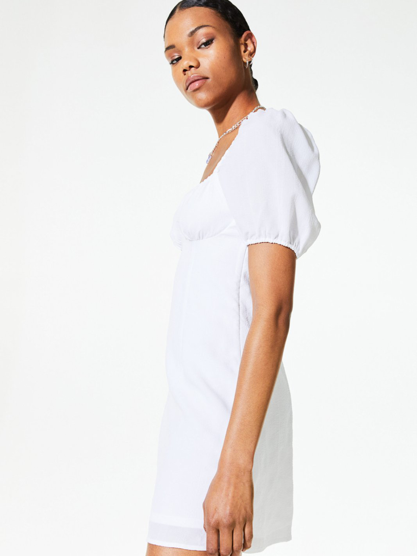 Сукня міні H&M модель 10952526wer_Белый Фото