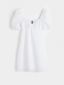 Платье мини H&M модель 10952526wer_Белый Фото