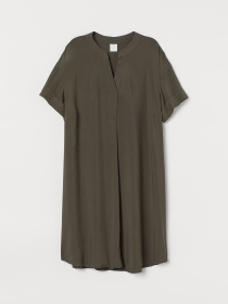 Сукня міді H&M модель 8161661wer_Хаки Фото