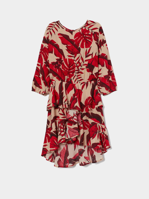 Платье миди H&M модель 8563911wer_Красный Фото