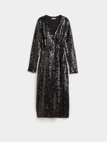 Сукня міді H&M модель 1122986wer_Черный Фото