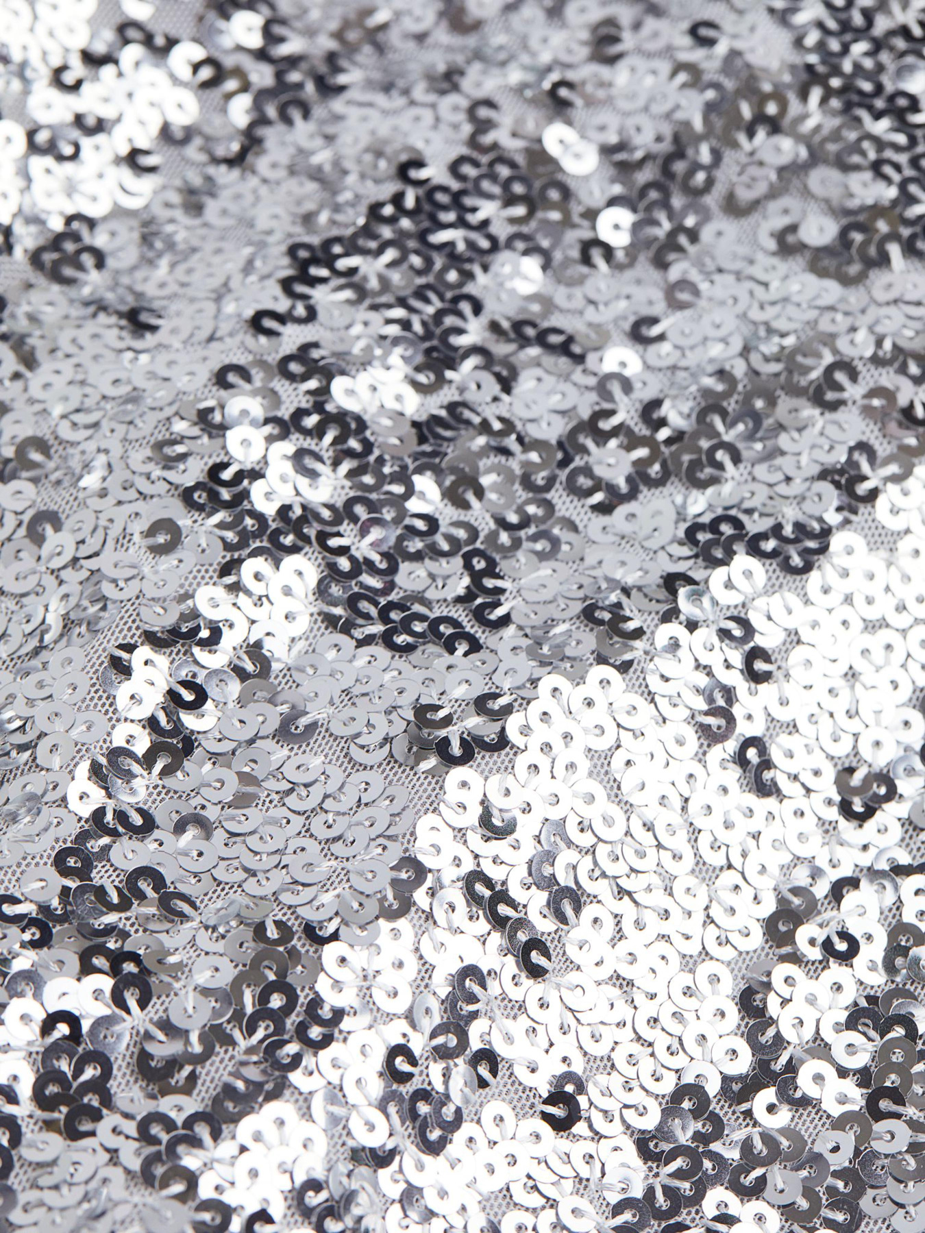 Платье мини H&M модель 1120613wer_Серебристый Фото