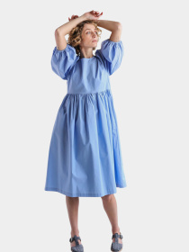 Платье миди H&M модель 1113516wer_Голубой Фото